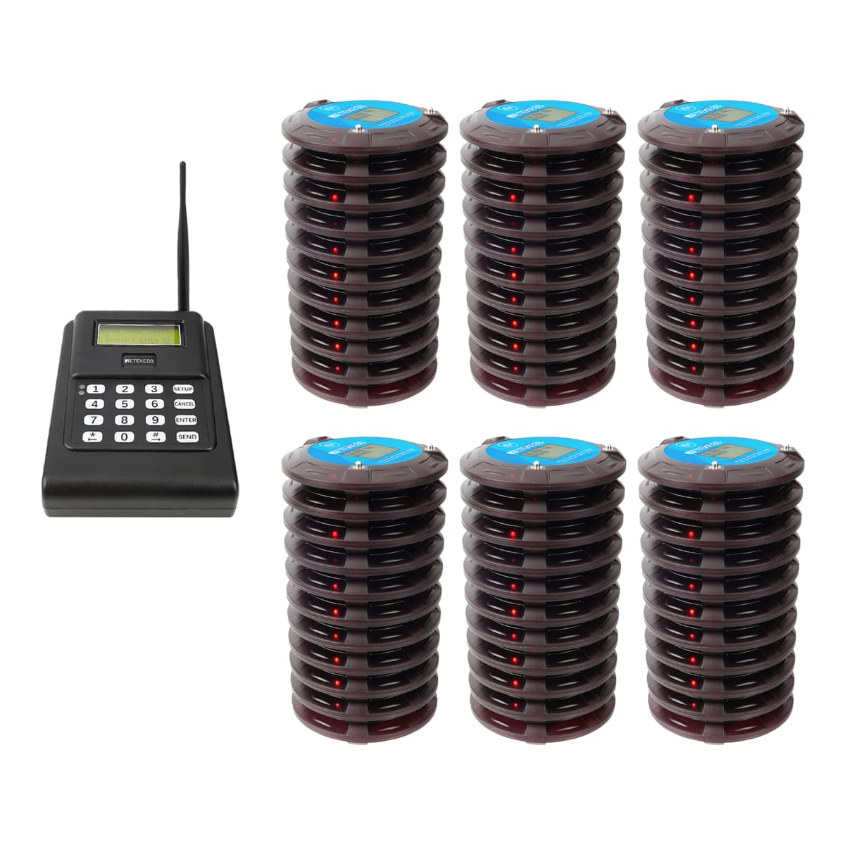 TD166 Alphanumeric Pager Long Range Paging System for Manufacturing ...