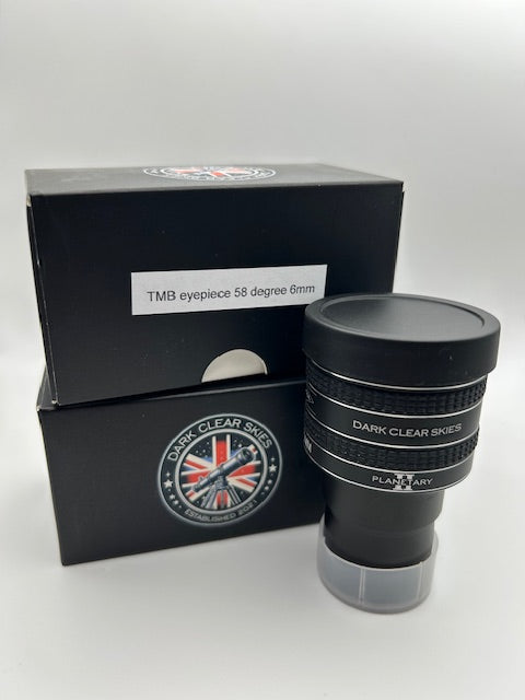 DCS TMB Planetary 6mm eyepiece with box labelled 58 degree 6mm