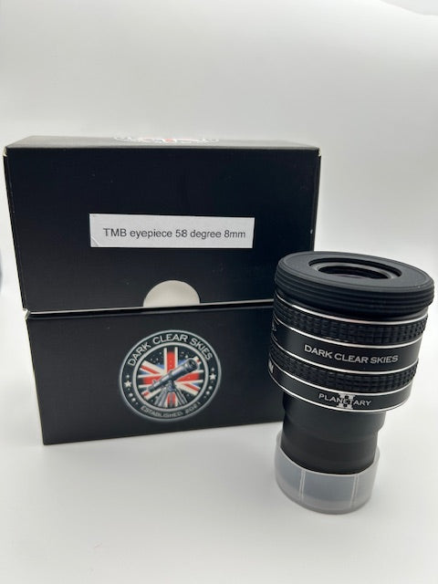 TMB planetary eyepiece 8mm with 58 degree field of view
