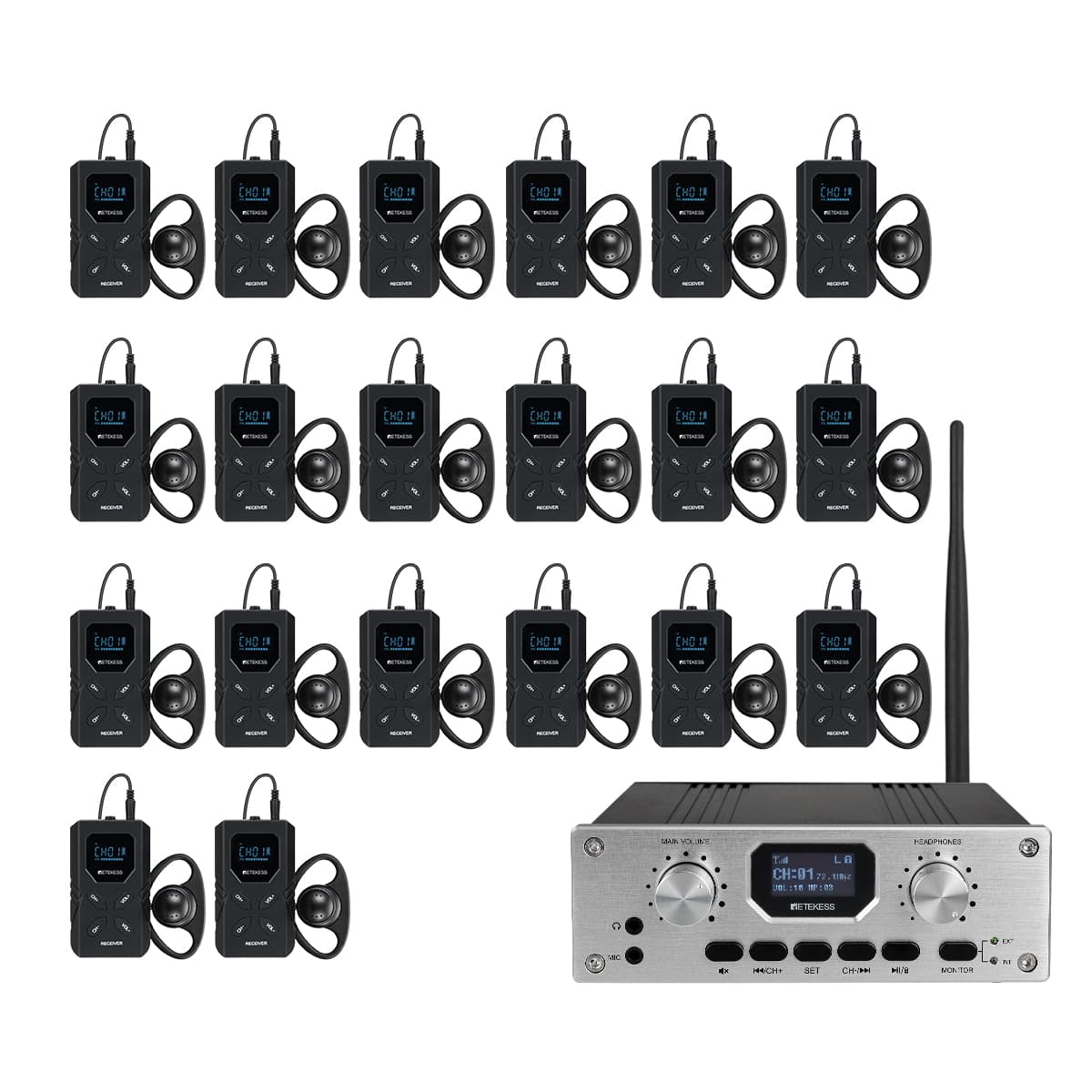 TT118 TT119  FM Simultaneous Interpretation System with Interpreter Monitor