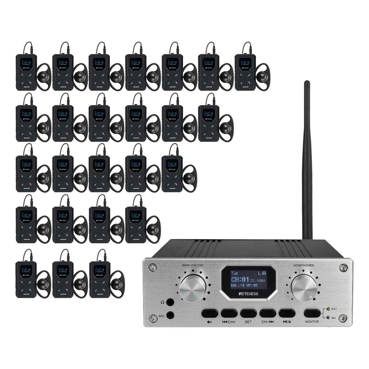 TT118 TT119  FM Simultaneous Interpretation System with Interpreter Monitor