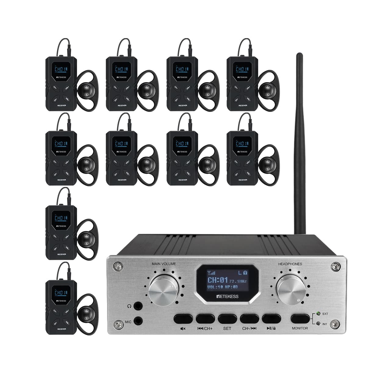 TT118 TT119  FM Simultaneous Interpretation System with Interpreter Monitor