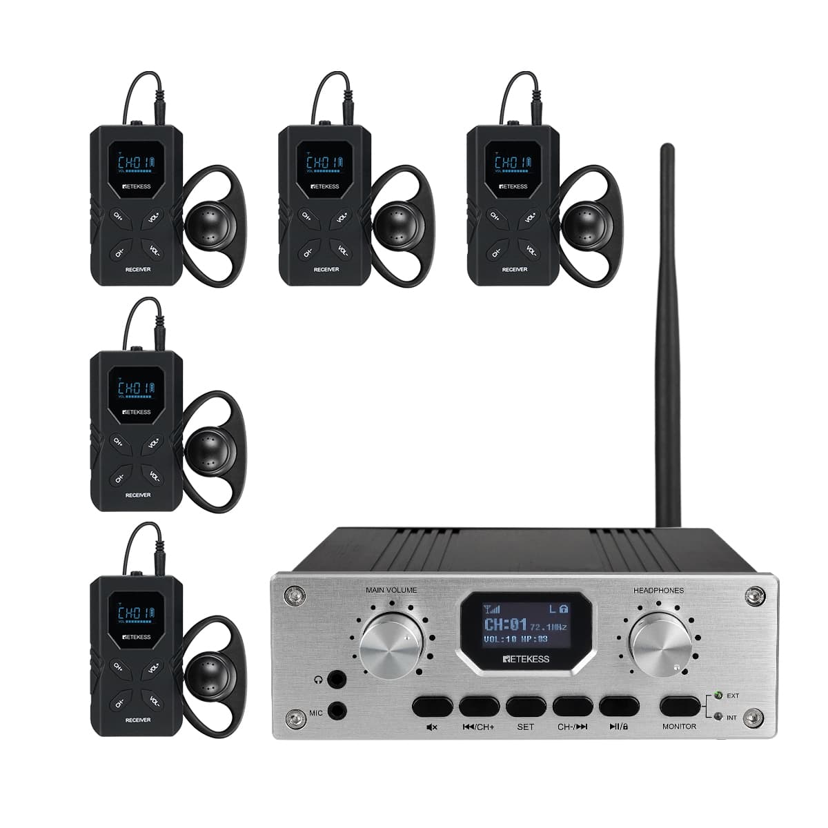 TT118 TT119  FM Simultaneous Interpretation System with Interpreter Monitor