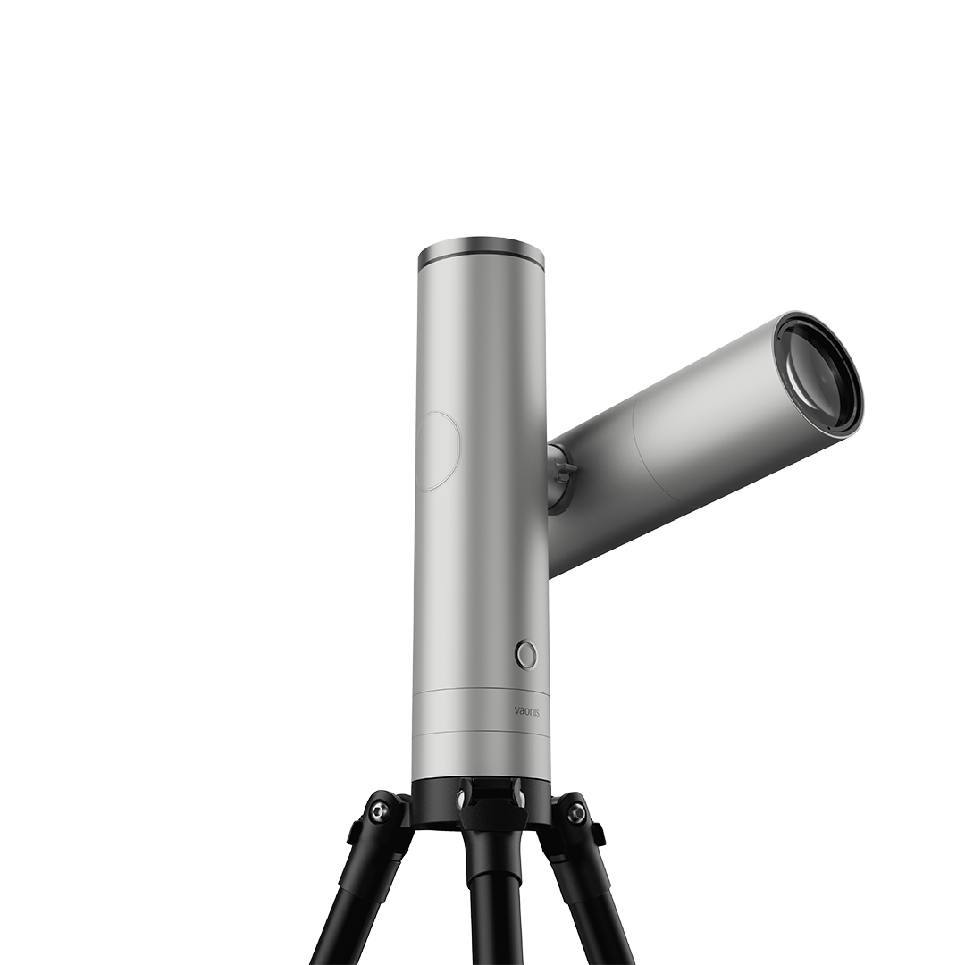 Vaonis ATLAS Single with 80mm imaging module raised on its tripod