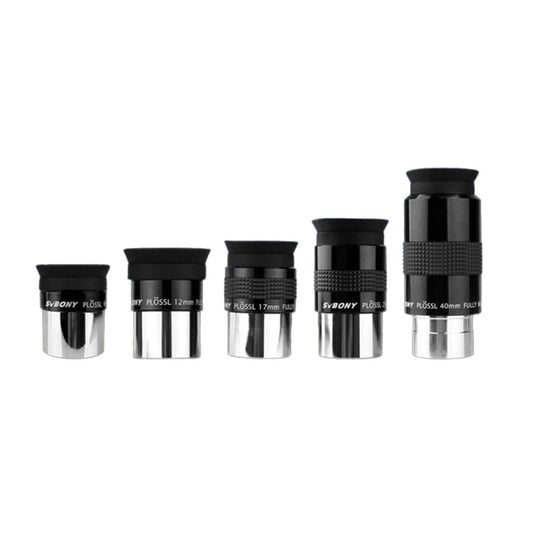 SVBONY SV131 Plossl Eyepiece 6/12/17/25/40mm 1.25inch 48 Degrees full set
