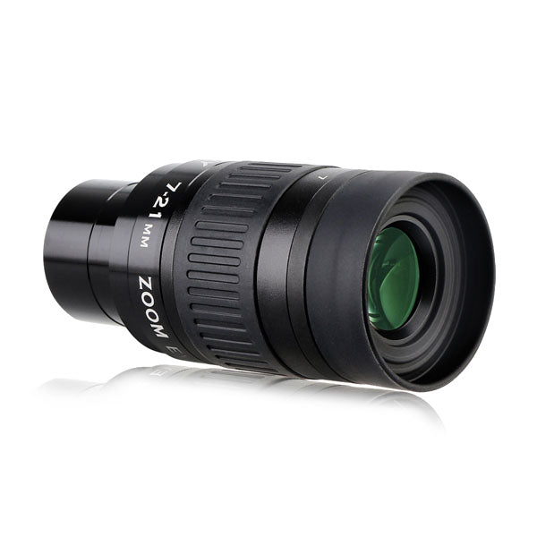 SV135 Zoom Eyepiece 1.25inch 7mm to 21mm 57°-40° lens on a white background
