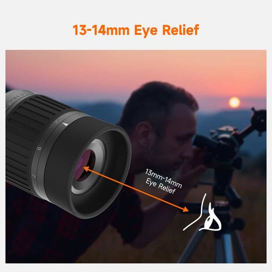 SV135 Zoom Eyepiece 1.25inch 7-21mm 52°-36° eye relief
