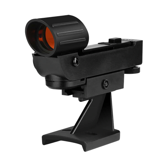 Black Red Dot Finder Scope on a white background