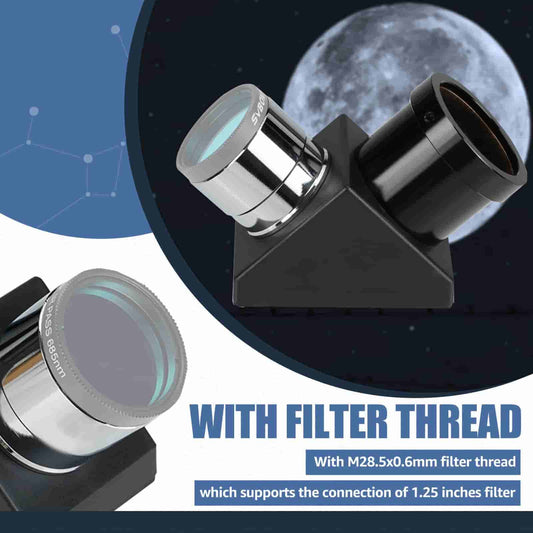 SV221 Mirror Diagonal 1.25inch 90 Degree with filter thread