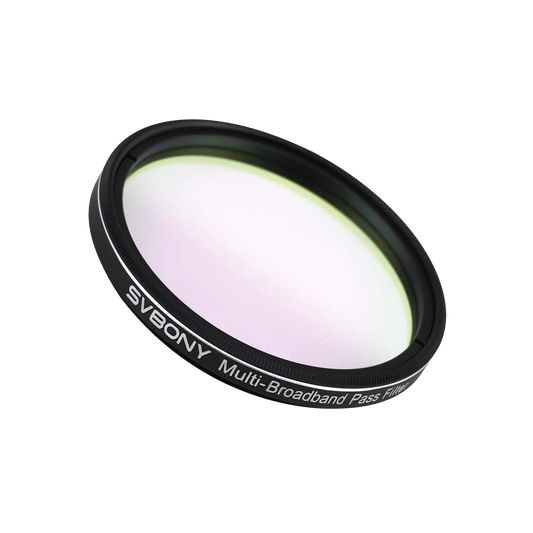 Svbony multi-broadband pass filter on a white background