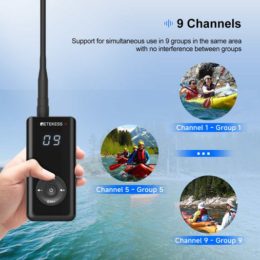 Retekess TT120 Waterproof Tour Guide System IP68 – Dark Clear Skies UK