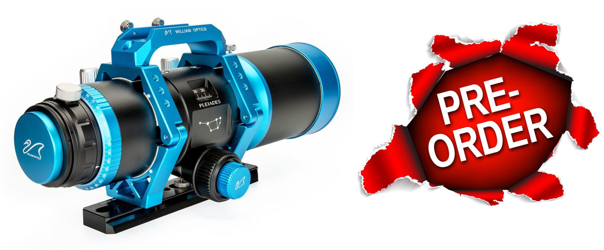William Optics Pleiades 68 Astrograph - f/3.8 Advanced Imaging Telescope
