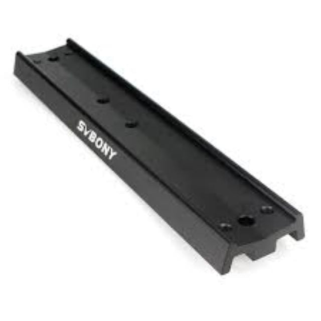 Svbony black dovetail mounting plate for different sizes of telescopes. 210mm