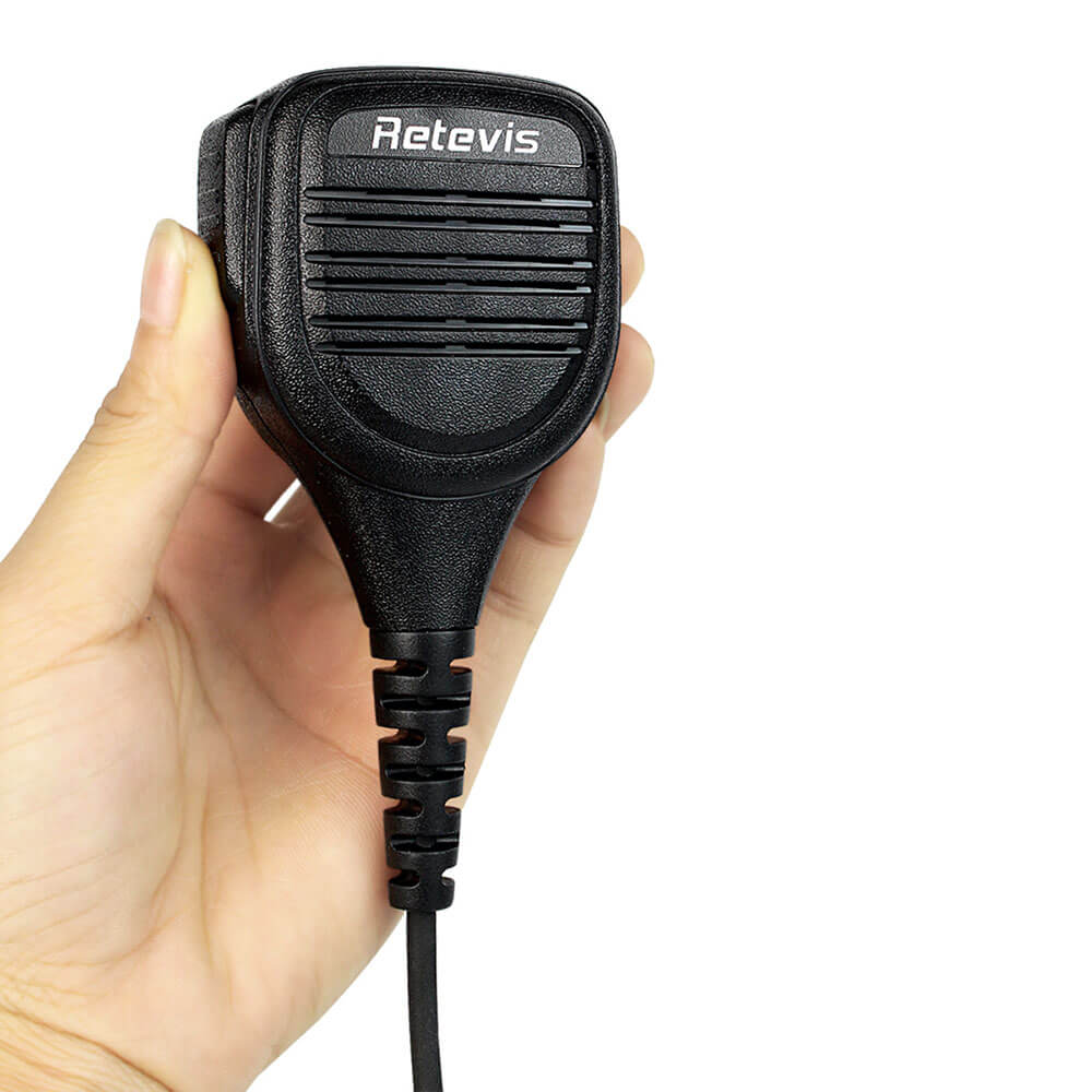 Retevis 2 Pin Remote Speaker Mic RT1/RT3/RT8 Radio