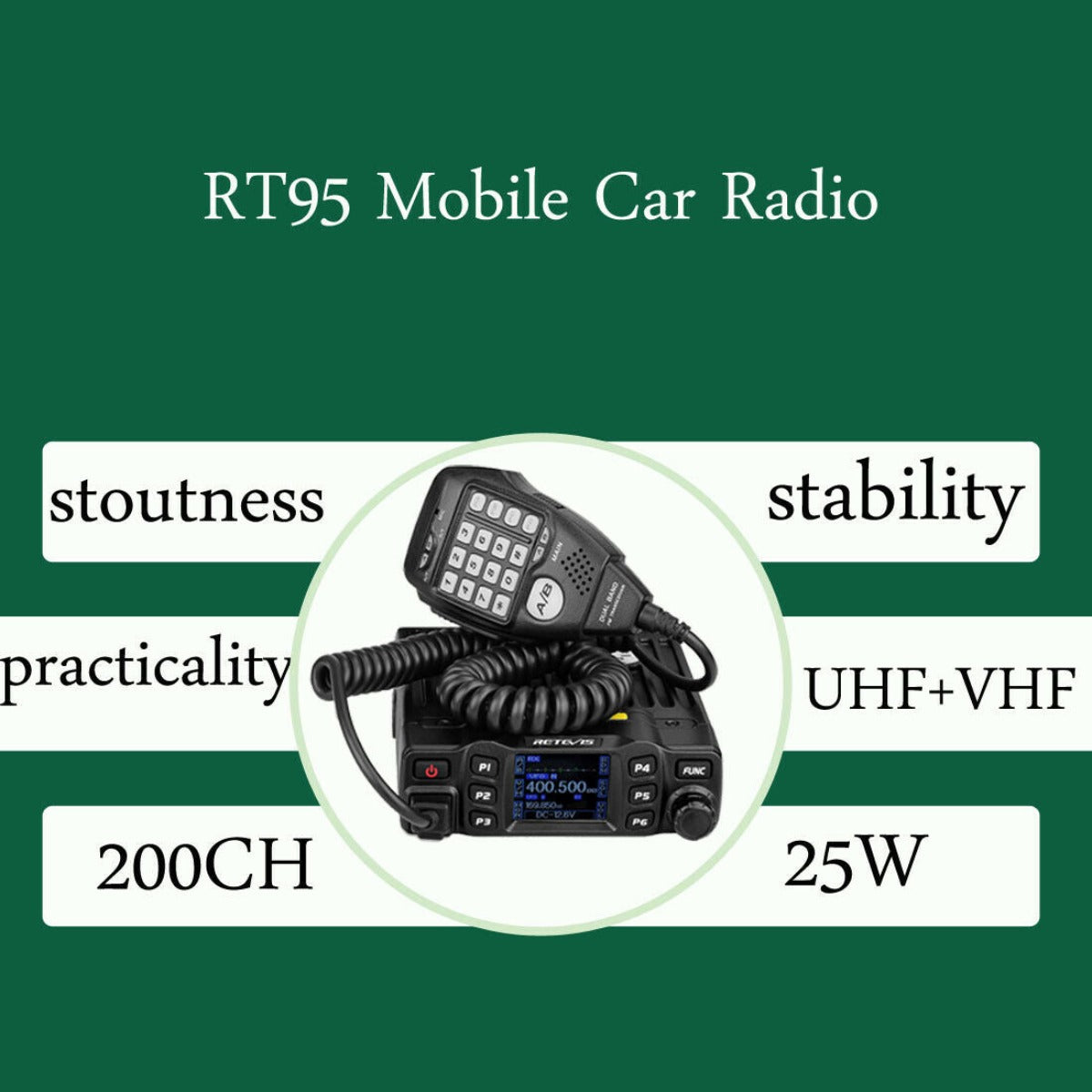Retevis RT95 Mobile Transciever.