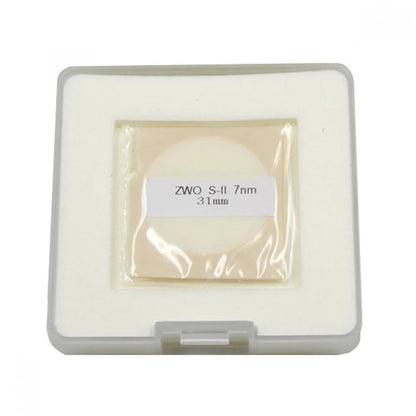 ZWO 31mm SII 7nm Narrowband Filter - UNMOUNTED - Mark II
